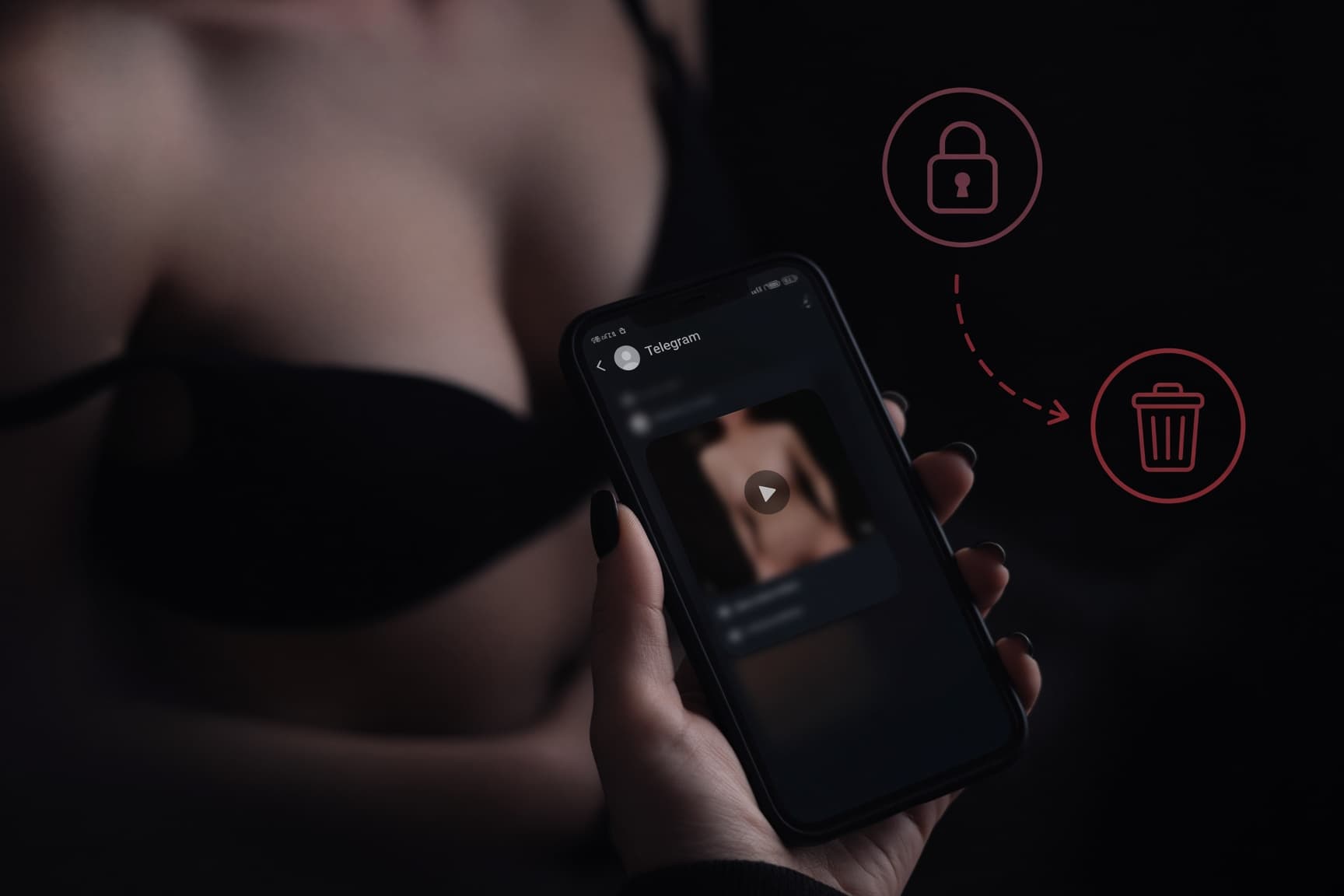 Avoid leaked nudes and nude trades on Telegram